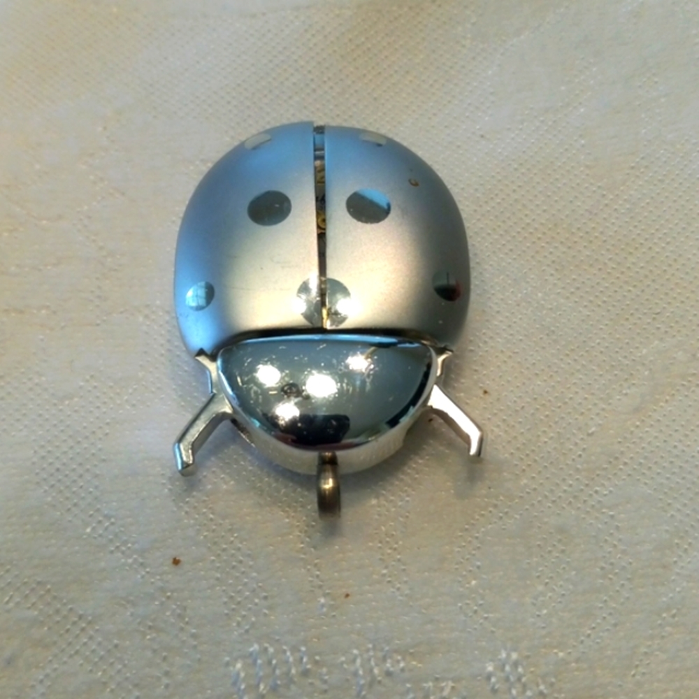 Vintage Jufrex Ladybug Watch Pendant